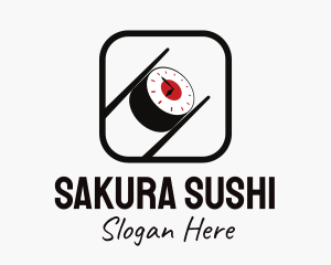 Japanese Sushi Time logo design