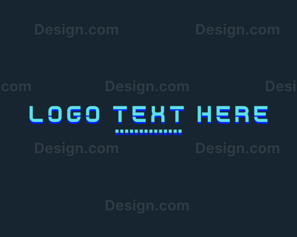 Blue Software Wordmark Logo