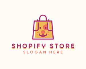 Dog Pet E-Commerce logo design