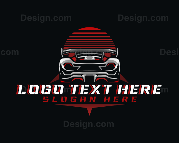 Sports Car Racing Logo