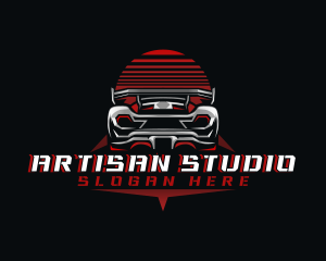 Sports Car Racing logo design