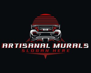 Sports Car Racing logo design