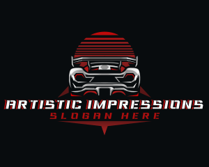 Sports Car Racing logo design