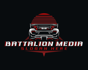 Sports Car Racing logo design