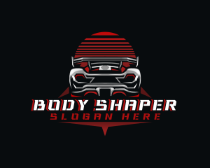 Sports Car Racing logo design