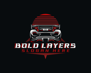 Sports Car Racing logo design