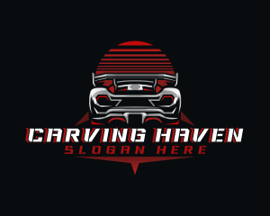 Sports Car Racing logo design