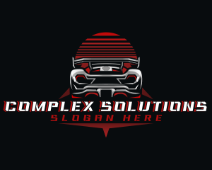 Sports Car Racing logo design