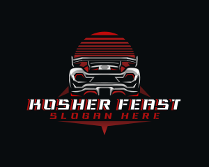 Sports Car Racing logo design