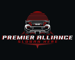 Sports Car Racing logo design