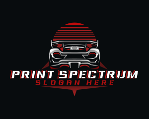 Sports Car Racing logo design