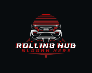 Sports Car Racing logo design