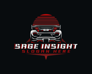 Sports Car Racing logo design