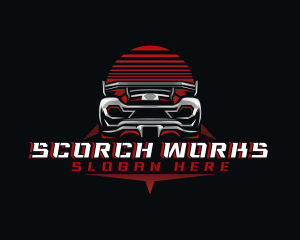 Sports Car Racing logo design