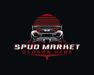 Sports Car Racing logo design