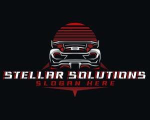 Sports Car Racing logo design