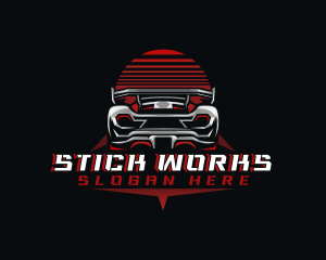 Sports Car Racing logo design