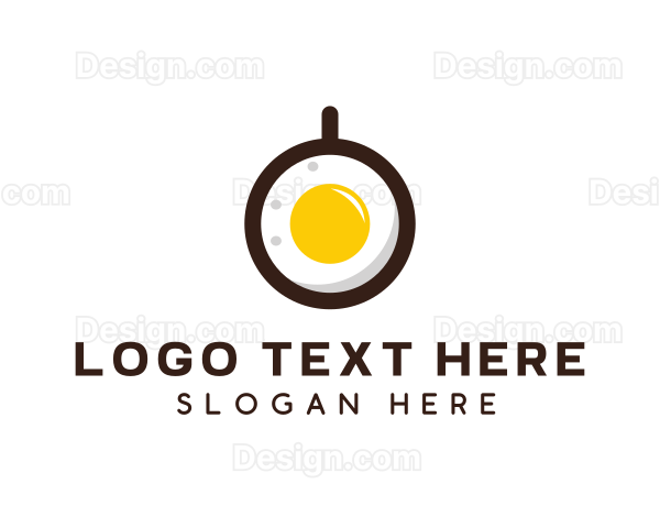 Coffee & Egg Breakfast Logo