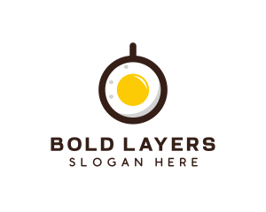 Coffee & Egg Breakfast logo design