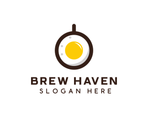 Coffee & Egg Breakfast logo design