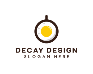 Coffee & Egg Breakfast logo design