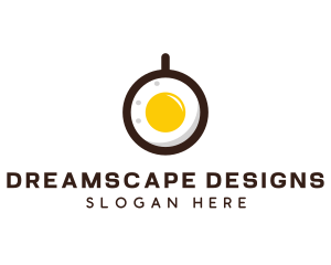 Coffee & Egg Breakfast logo design