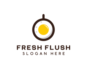 Coffee & Egg Breakfast logo design