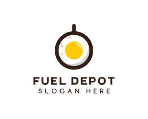 Coffee & Egg Breakfast logo design