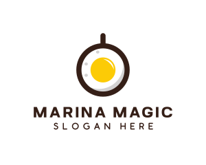 Coffee & Egg Breakfast logo design