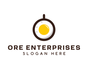 Coffee & Egg Breakfast logo design