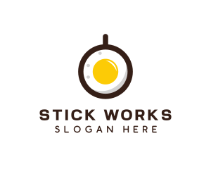 Coffee & Egg Breakfast logo design