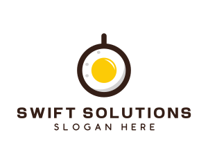 Coffee & Egg Breakfast logo design