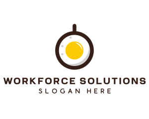 Coffee & Egg Breakfast logo design