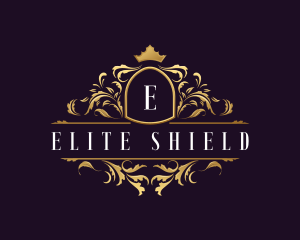 Luxury Crown Shield logo design