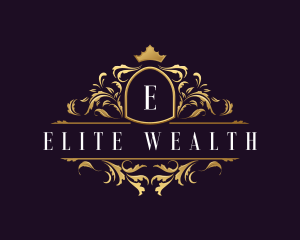 Luxury Crown Shield logo design