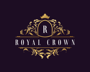 Luxury Crown Shield logo
