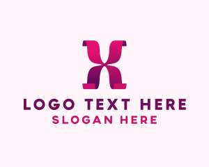 Modern Startup Letter X logo