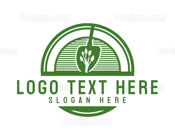 Garden Tree Planting Logo