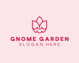 Pink Lotus Garden logo design