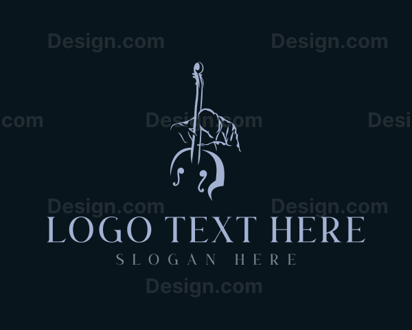 Bass Musical Instrument Logo