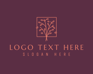 Natural Floral Tree logo