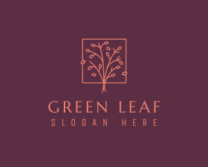 Natural Floral Tree logo