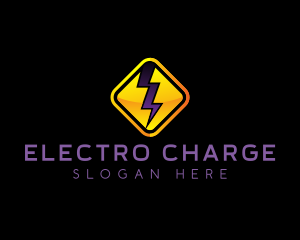 Electricity Lightning Energy logo design