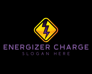 Electricity Lightning Energy logo design