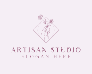 Flower Artisanal Florist logo design