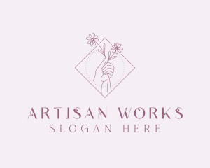 Flower Artisanal Florist logo design