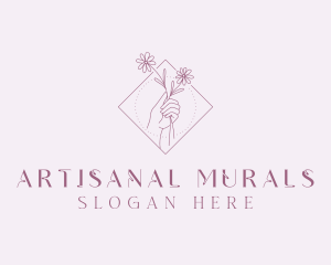 Flower Artisanal Florist logo design