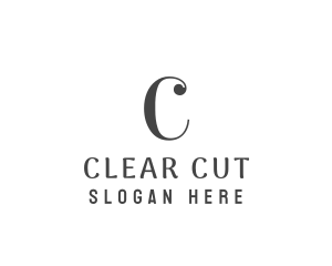 Elegant Simple Boutique logo design