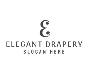 Elegant Simple Boutique logo design