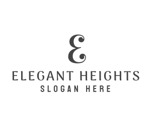 Elegant Simple Boutique logo design